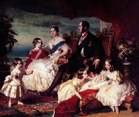Франц Ксавьер Винтергальтер. Семья королевы Виктории. 1844