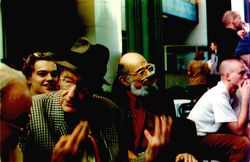 Кадр из документального фильма William S. Burroughs In The Dreamachine (1997), Уильям С. Берроуз, Аллен Гинзберг