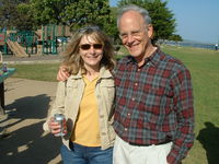Гросс с женой в Санта-Барбаре