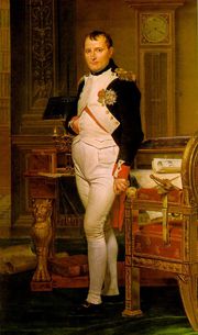 Наполеон в cвоём кабинете. Жак Луи Давид (1812).