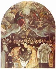 Погребение графа Оргаса. 1586. Церковь Св. Фомы, Толедо