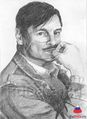 Андрей Тарковский, рисунок Л.Паладиной