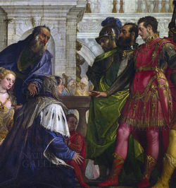 Семья царя Дария у ног Александра. Картина Паоло Веронезе (XVI в.)