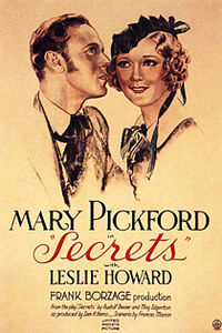 Постер последнего фильма с участием Пикфорд — «Секреты» (1933)
