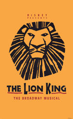 Логотип The Lion King на Бродвее.