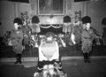 Церемониальная почетная охрана гроба Карла Густава Эмиля Маннергейма. 27.1.1951