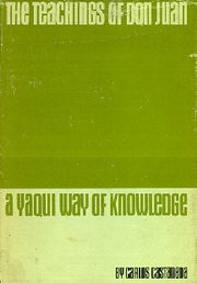 Обложка первого издания книги «Учение дона Хуана: Путь знания индейцев яки» (1968).