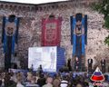 На закрытии фестиваля в Выборгском замке