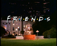 Логотип сериала. Шесть точек между буквами символизируют шестерых друзей.