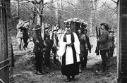 Похороны Манфреда фон Рихтгофена на кладбище Бертангль, 22 апреля 1918 