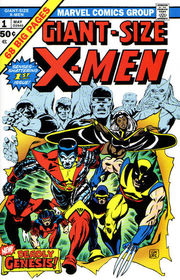Giant-Size X-Men #1, 1975. Художники: Гил Кейн и Дейв Кокрум.