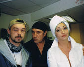С Ириной Аллегровой и ее стилистом Анатолием.