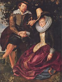 Автопортрет Рубенса с Изабеллой Брант (1609—1610), Старая Пинакотека (Мюнхен)
