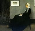 Arrangement in Grey and Black: Portrait of the Artist's Mother (1871)