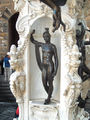 Statuette in pedestal