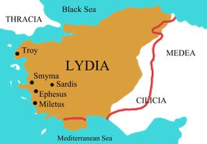 Лидийское царство при Крёзе