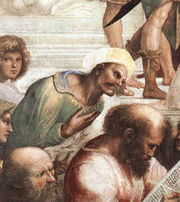 Аверроэс на фреске Рафаэля