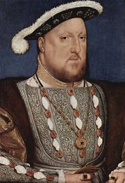 Генрих VIII. Портрет работы Ганса Гольбейна Младшего