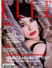 Изабель Aджани на обложке журнала Elle (2004)