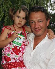 Марат Башаров с дочкой