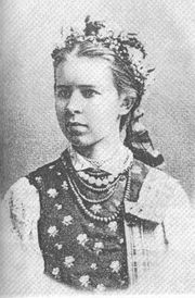 Леся Украинка в 1887 году
