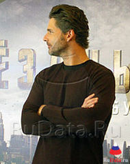 Эрик Бана на пресс-конференции фильма в Москве.