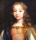 Людовик XIV в восемь лет