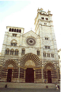 Собор Святого Лоренцо в Генуе, кафедральная церковь кардинала Сири на протяжении 41 года