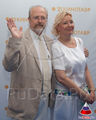 Владимир Хотиненко с женой. Открытие Кинотавра 2010
