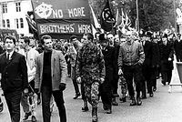 Никки на марше неонацистов, 1986