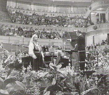  Торжественный концерт в королевском Альбертхолле, 9 сентября 1957 