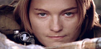 Кадр из фильма «На безымянной высоте». Виктория Толстоганова