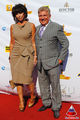 Олег Филимонов с женой. Открытие Одесского кинофестиваля 2011