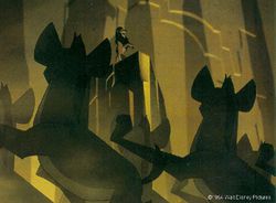 Сцена из мультфильма «Король-лев» с заимствованиями из «Триумфа воли»