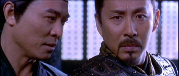Джет Ли и Чэнь Даомин, кадр из фильма.