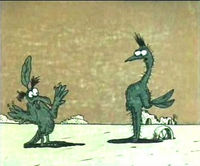 Кадр из мультфильма «Крылья, ноги и хвосты»