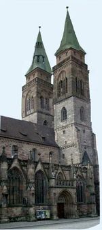 Церковь св. Себальда в Нюрнберге.