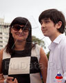Ситора Алиева с сыном. Открытие Кинотавра 2010