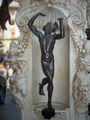 Меркурий, statuette in the pedestal