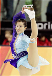 Сидзука Аракава на Зимних Олимпийских играх в Турине