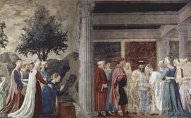 2. «История царицы Савской», церковь Сан Франческо в Ареццо.
