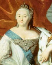 Елизавета Петровна, русская императрица.