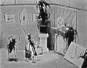 Кадр из фильма «Месть кинематографического оператора» (1912)
