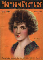 На обложке журнала Motion Picture за декабрь 1924 года