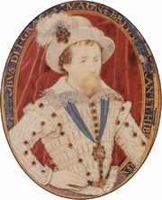 Портрет Иакова I после восшествия на английский престол