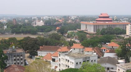 Вид на город Тируванантапурам
