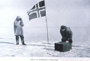Амундсен на Южном полюсе