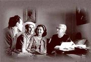 Артисты Большого театра в гостях у Э. Л. Войнич в Нью-Йорке. 11 мая 1959