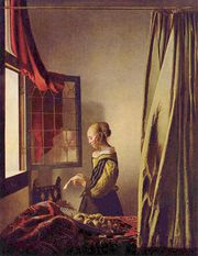 Вермер. Девушка, читающая письмо у окна