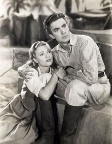 Аннабелла и её будущий муж Тирон Пауэр в фильме «Суэц» (1938)